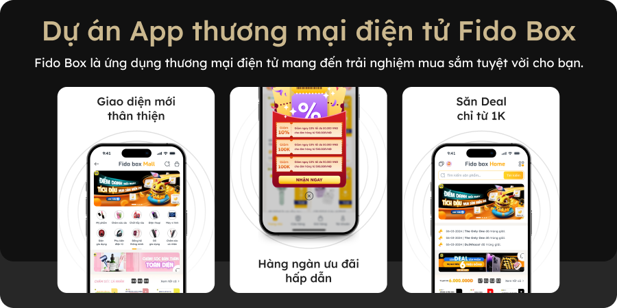 Ứng dụng mua sắm trực tuyến - Fido Box là gì?