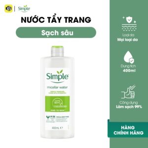 nước tẩy trang simple