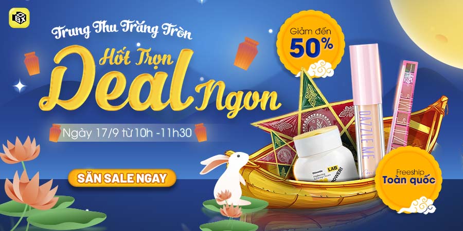 Trung Thu trăng tròn - hốt trọn Deal ngon cùng chương trình Flash sale trên app Fido Box