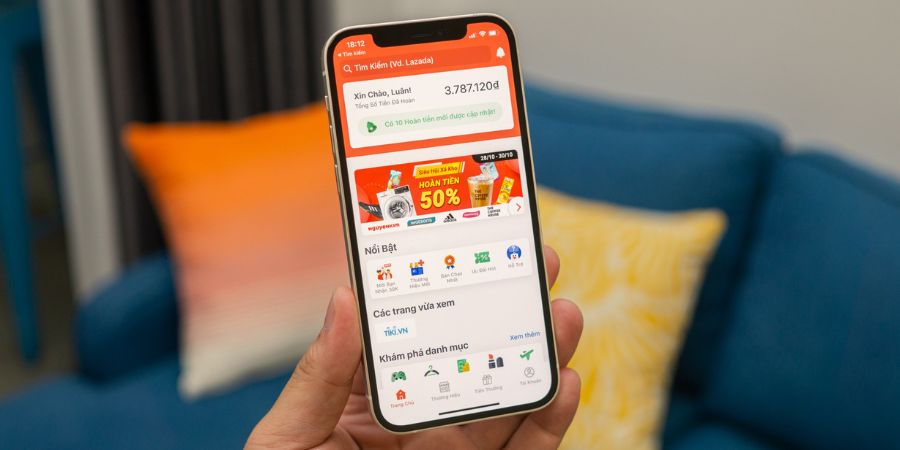 Sử dụng các ứng dụng hoàn tiền