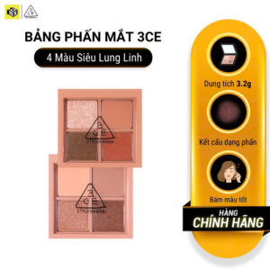 bảng phấn mắt 3ce​